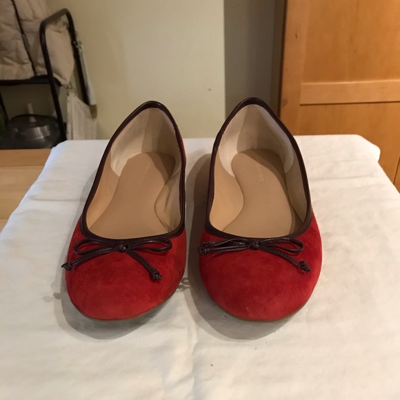 Banana Republic Shoes - Banana Republic red flats. $10 OFF SIZE 10